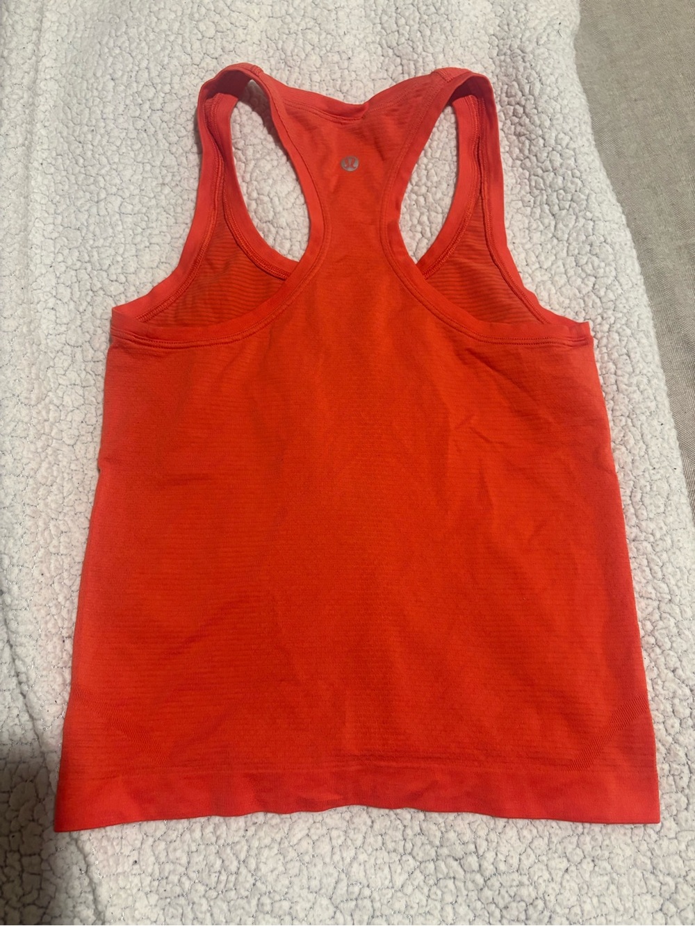 lululemon athletica orange Racerback Tank Top